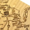Totally Bamboo Virginia State Puzzle 4 Piece Bamboo Coaster Set