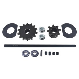 COEFEPIY Jackshaft Go Kart Minibike Complete Jackshaft Kit 5/8" X 16" #35 Chain