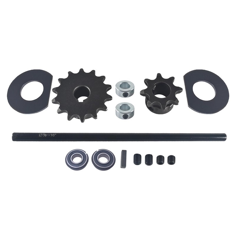 COEFEPIY Jackshaft Go Kart Minibike Complete Jackshaft Kit 5/8" X