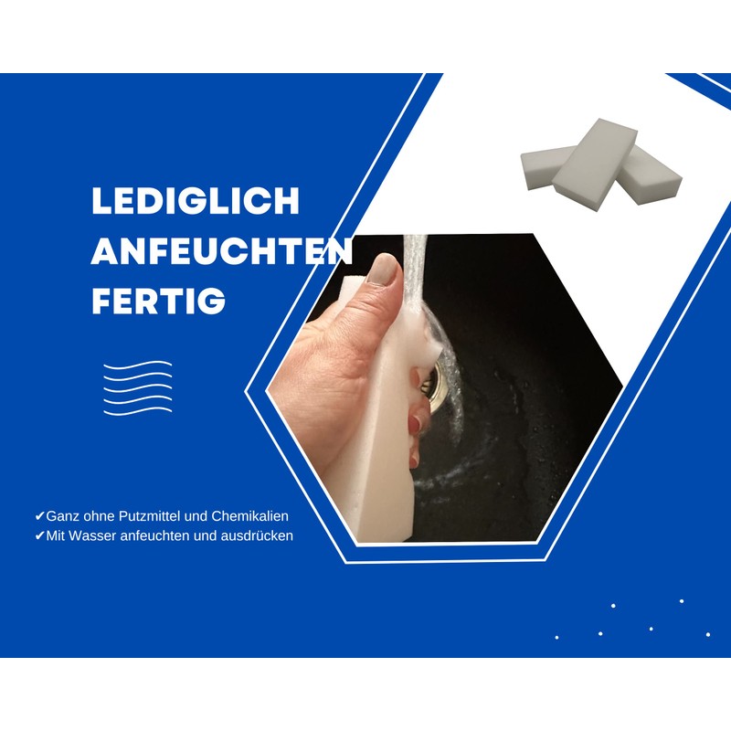 Set of 10 Schaumex Dirt Erasers - The Magic Sponge