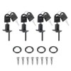 PATIKIL 4Pcs Drawer Lock with Keys, 16mm(5/8") File Cabinet Lock