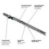Bosch T101B 5 pc. 4 in. 10 TPI Variable Pitch