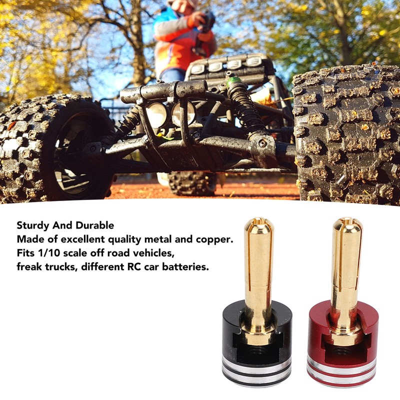 Heatsink Bullet Plug Grip Aluminium Alloy and Copper Banana Plug