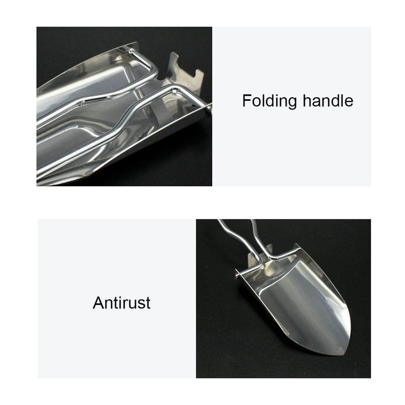 Folding Shovel Camping Shovel Multi-Function Mini Spade with Carrying Pouch