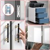 EUZUXU 4 Pack Cupboard Door Magnets, Ultra Thin Magnetic Door