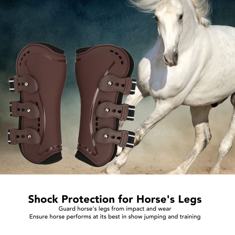 Horse Front Leg Boots Breathable Impact Resistant Prevent Slip Horse
