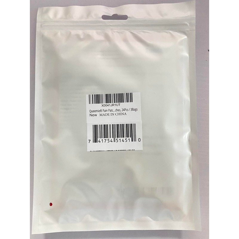 Queemie® Capsicum Plaster Paste Patches, 24Pcs / 3Bags