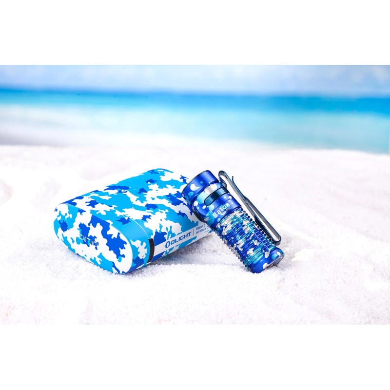 Olight Baton 3 Ocean Camouflage Premium, Portable Wireless Charger, 1200L,