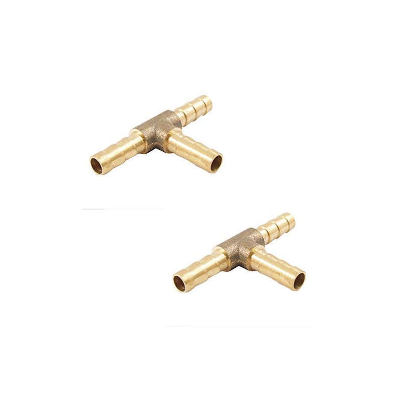 VEDA 2 Pecs 6mm Brass 3 Way Air Gas T