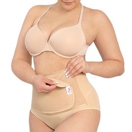 For Moms Panty Faja Postparto Corta Calzon Faja para Recuperar La Silueta Perdida Durante El Embarazo Control Panties Vientre Bajo Faja Postparto Cesarea Color Nude