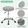 M METERXITY 1-Pack Bar Stool Covers Round, for 12-14 Inch