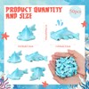 Geelin 50 Pcs Mini Resin Hammerhead Shark Figurines, Tiny Sharks
