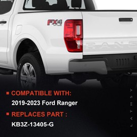Lathsy LED Tail Light Compatible With 2019-2023 Ranger w/Blind Spot (Module NOT Included) Left Driver Side Taillights Taillamps Brakelights Replace Part Number:KB3Z13405G