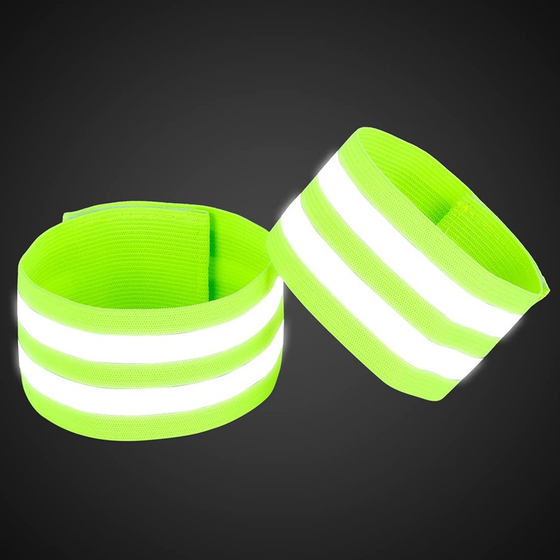 X AUTOHAUX 4 Pcs Reflective Bands for Ankle Reflective Slaps