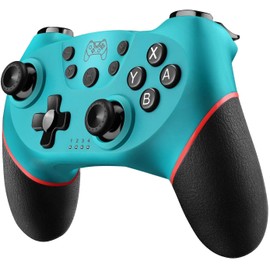 Switch Controller, Wireless Pro Controller Remote Gamepad Compatible with Switch Support Amibo, Wakeup, Screenshot and Vibration Functions