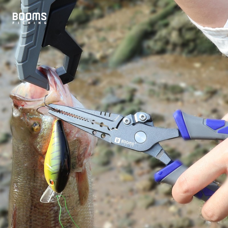 Booms Fishing XW12 Fishing Pliers, High Carbon Steel, Needle Remover,