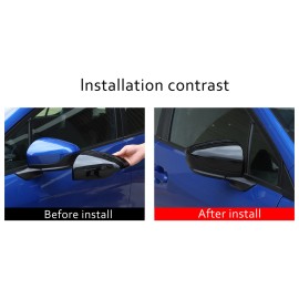 momocar Gloss Black For Subaru WRX STI 2022 2023 Car Side Rearview Mirror Exterior Caps