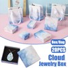 AIMALL 20-Piece Set Cloud-Themed Jewelry Display Boxes for Earrings, Necklaces,