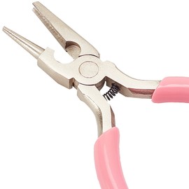 SUNNYCLUE 1 Piece Wire Loop Pliers, Wire Pliers, Recessed & Round Nose, Round Nose Pliers, Round Pliers, Round Pliers, Extra Fine Pointed Pliers, Round Pliers, Mini Precision, Jaw Pliers, Jewelry Pliers, Nylon Jaw Pliers, Pin Bending, Wire Bending Tools,