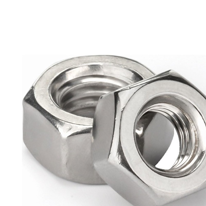 2Pcs M24 Hex Nut Stainless Steel Metric Thread Hex Lock