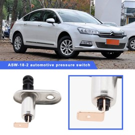 ECSiNG 4PCS Door Contact Switch Pin Switch Momentary Switch Pressure Switch for Automobile Hood Ceiling Lamp Chassis Lamp Trunk Notification 4.8mm Hole