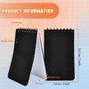 80 Pcs Mini Spiral Notebooks Bulk Black Pocket Notepads 3