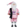 Christmas Decor Miami Soccer Player Santa Claus Figurine 18 inches,