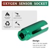 Apeixoto Oxygen Sensor Socket with Side Wire Cutout 1/2” Inch