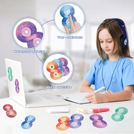 90PCS Calm Strips for Anxiety Sensory Stickers, Calm Stickers Anxiety Relief Items Fidget Sensory Strips Textured Sticker Bulk for Adults Teens Kids Office Classroom Desk Relieve Stress