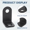 Biqing 2PCS LED Light Bar Side Mounting Brackets Universal Single
