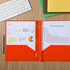 Mr. Pen- Plastic Folders with Pockets and Prongs, 5 Pack,