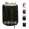 Rilime Fire Pit Cover Propane Fire bowl Column for Ninja