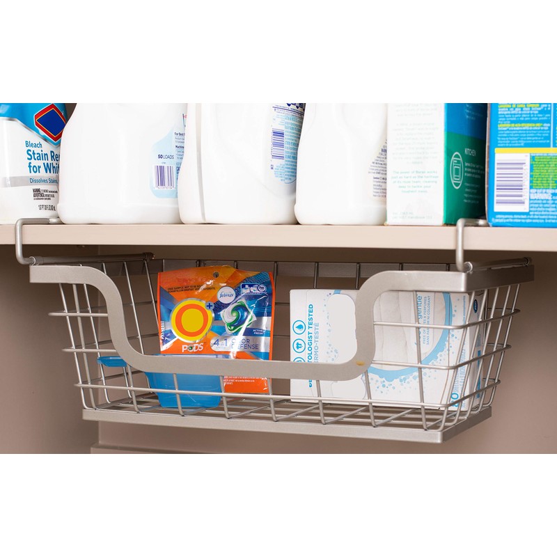 BirdRock Home Wire Basket for Storage - Set of 2