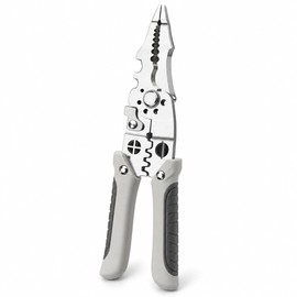 6-in-1 Multifunctional Wire Stripper Pliers for Electrical Work – Cutting, Crimping & Wire Preparation for Cable Repairs