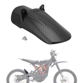 JFG RACING Sur Ron Rear Cushion Fender,Motorcycle Rear Cushion Fender Mudguard Plastic for Surron Sur Ron Light Bee X/S Segway X260 X160 Electric Dirt Bike EBike Imitation Carbon Fiber