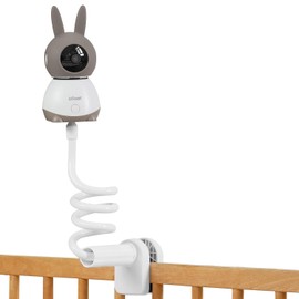 Flexible Baby Monitor Mount Compatible with ieGeek Baby 5, Baby 4, Baby 1T, Baby 7S, Any Cameras with 1/4 Screw Mount, Adjustable & Safety Universal, Twist Mount Without Tools or Wall Damage