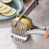 Kitchen Gadget Handy Onion Holder Potato Tomato Slicer Vegetable Fruit