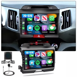 Camecho For KIA Sportage 3 2010-2016 9" Android 13 Carplay Car Radio Stereo GPS + Camera