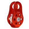 Rock Climbing Pulley Fixed Sideplate Single Sheave Pulley Orange Lift