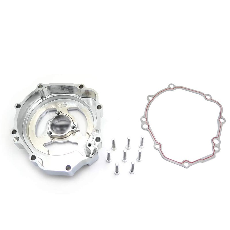 Chrome Left Engine Stator Cover See Through for Suzuki 2004