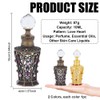 WEBEEDY 2 Styles Empty Perfume Bottles Rhinestones Decorative Glass Perfume
