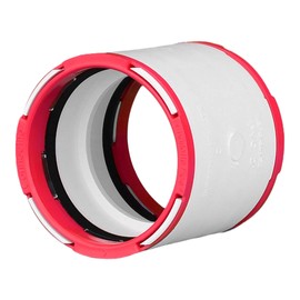 Charlotte Pipe CTT 00100 1000 Connectite Coupling, PVC, 2", White