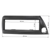 tomzz Audio 2415-013 Radio Fascia Compatible with Ford KA RBT