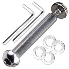 OTFAITP M8 8 mm x 28 mm-86 mm Scooter Front Rear Axle Bolt 8.8 Grade Carbon Steel for Stunt Scooter Dash Teen/Adult Kick Scooter-800+lb Capacity