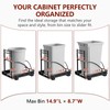 ANASTA Under Sink Trash Can Pull Out Trash Hidden for