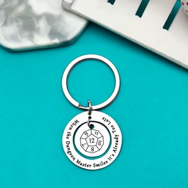 Ximalun Dungeon Master Gift Keyring Dungeons and Dragons Gift When The Dungeon Master Smiles It's Already Too Late Keyring Funny DND Gift RPG Gift Gamer Gift for Dungeon Masters Fans Gift