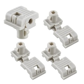 HQRNYP 4PCS Tailgate Door Lock Rod Latch Clips, Automotive Clips, Vehicle Tailgate Handle Rod Retainer, Automotive Door Latch Clamp Accessories for Ford F150 F250 F350, Replace OEM#16629990 16675980