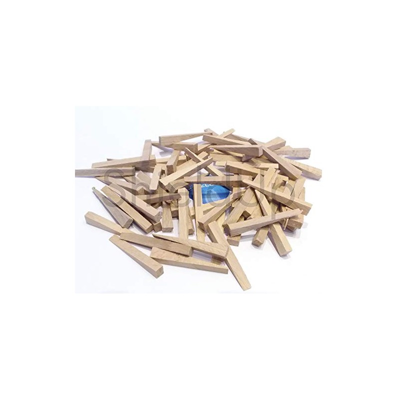 ShieldUp Small Wooden Tile Wedges | Hardwood Spacers or Shims