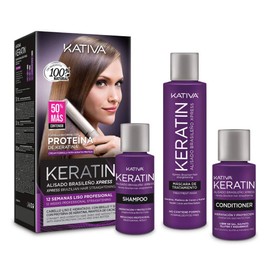 Kativa Keratin Smoothing Brazilian Xpress by Keratin without Formula - Pack of 2