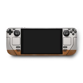 MightySkins Glossy Glitter Skin Compatible with Valve Steam Deck - Neutral Stripes | Protective, Durable High-Gloss Glitter Finish | Easy to Apply, Remove, and Change Styles | Made in The USA